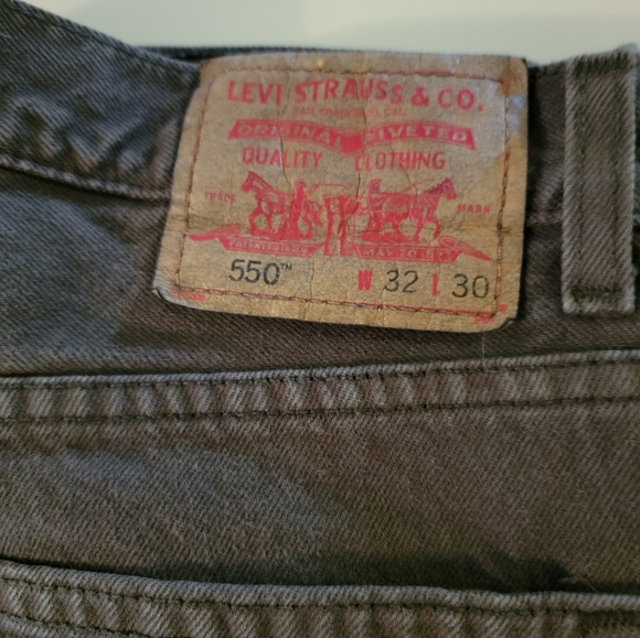 Vintage Levi's 550 Relaxed Fit Brown Jeans - Picture 12 of 15